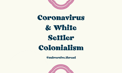 Coronavirus & White Settler Colonialism
